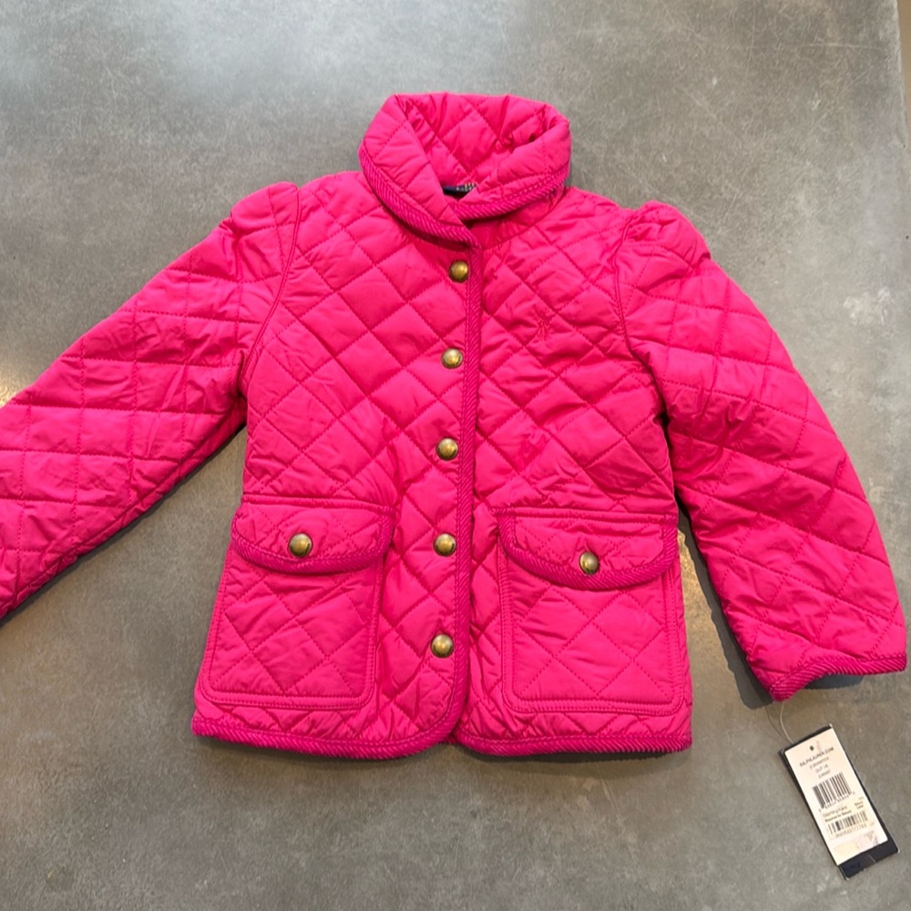 Ralph Lauren Quilted Pink Kids Jacket